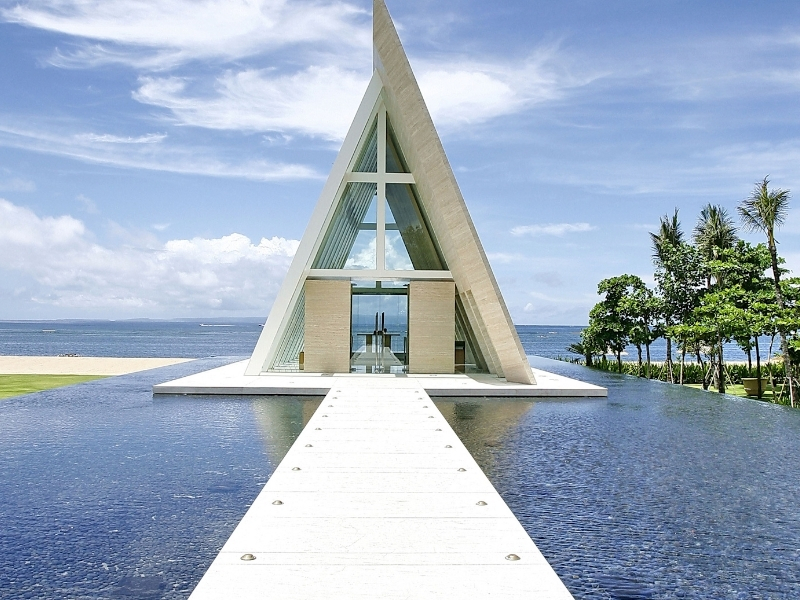 Conrad Bali wedding chapel